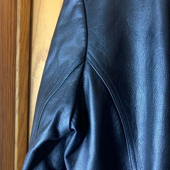 WILSONS LEATHER AUTHENTIC 100% LEATHER VINTAGE 80’s MOTORCYCLE JACKET WOMENS🍀 - Picture 6 of 6